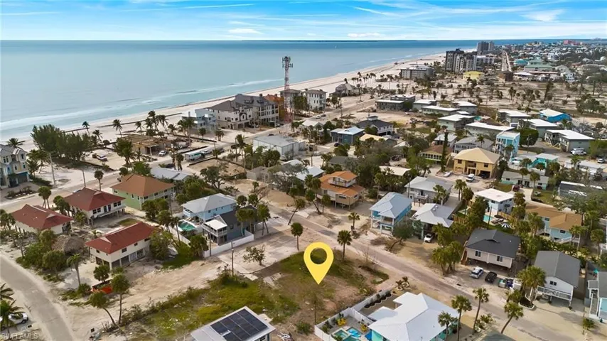 Birds eye view of property with a water view - Virtually Edited Image