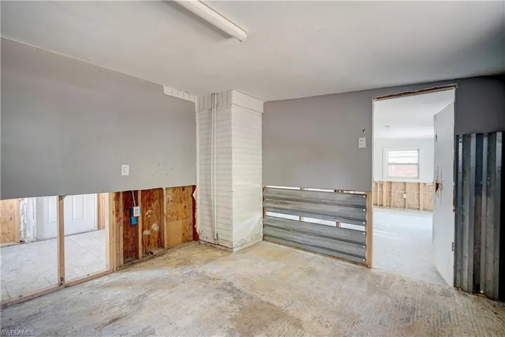 View of spare room
