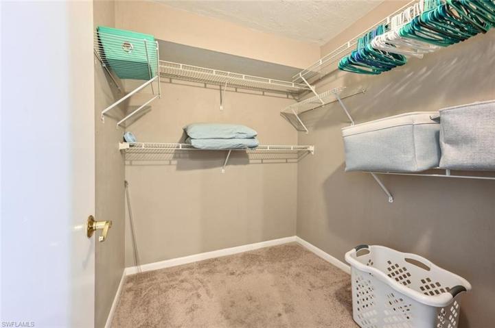 Primary walk in closet