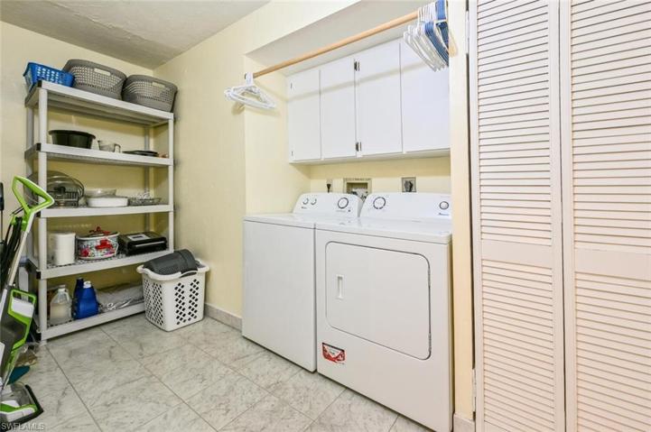 Large laundry and storage area