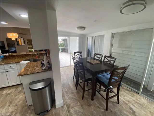 View of dining area
