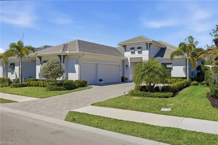 Sophisticated single story elevation set within the gated community of Caymas.