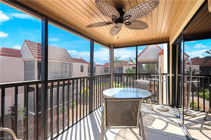Screened Lanai with landscaped views