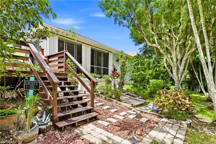 Create your own outdoor paradise in this generous backyard.