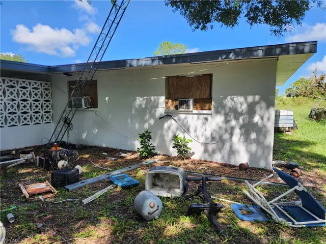 View of rear view of property