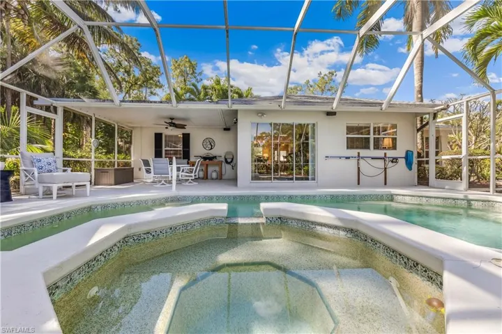 Spa & Pool - Overlooking rear of home