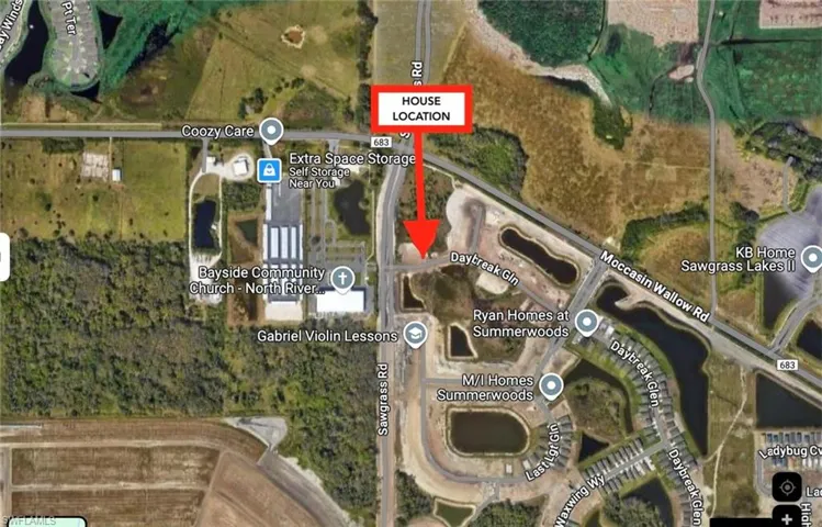 Please note all ponds and preserves that surround this house location 1 neighbor only.