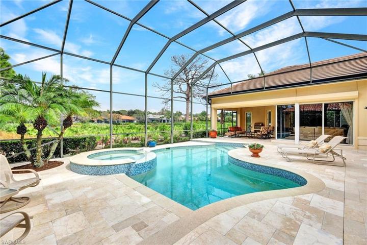 Expansive Lanai Amidst Wrap-Around Golf Scenery