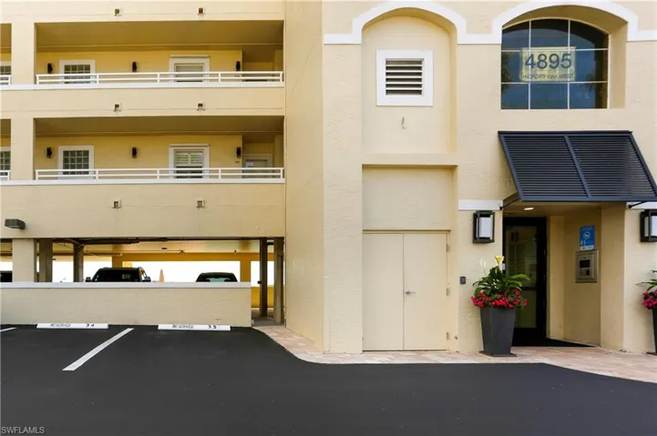 Parking spot #35 right next to entrance/lobby!