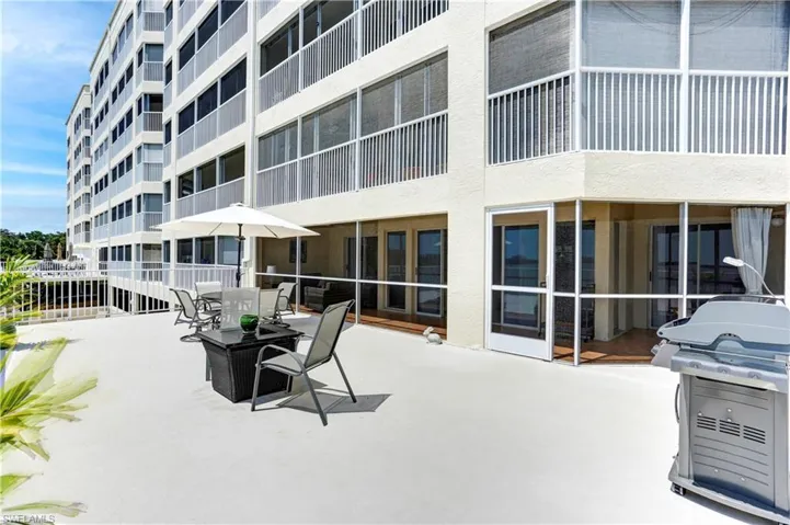 Additional outdoor balcony.  Perfect for entertaining--Gas grills are allowed!