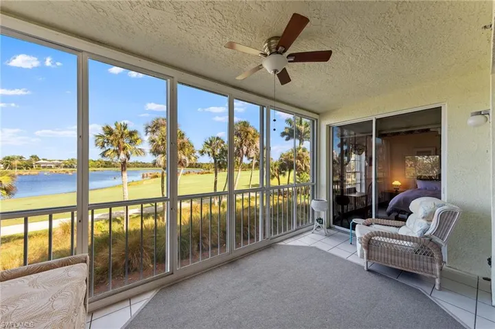 glass and screen enclosed lanai