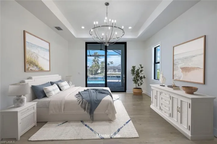 Luxurious primary suite