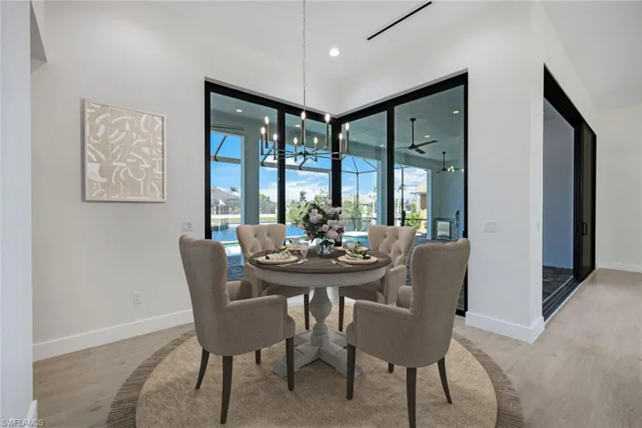 Outdoor views from every area of the house