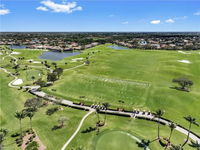 Birds eye view of the Golf courses