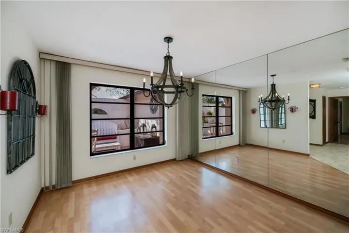 formal dining area