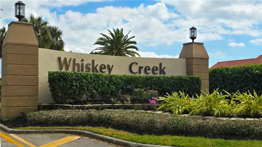 entrance into Whiskey Creek