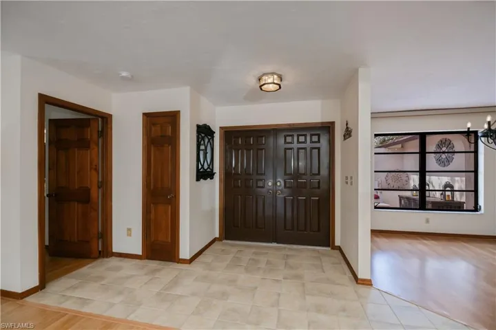 front entrance foyer