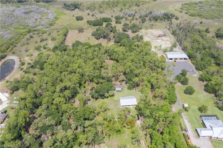Aerial view of property's location