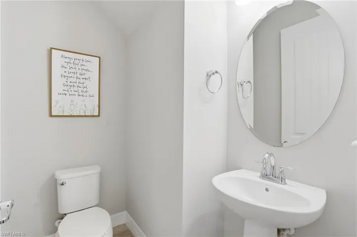 Half bath for guests right next to it.
