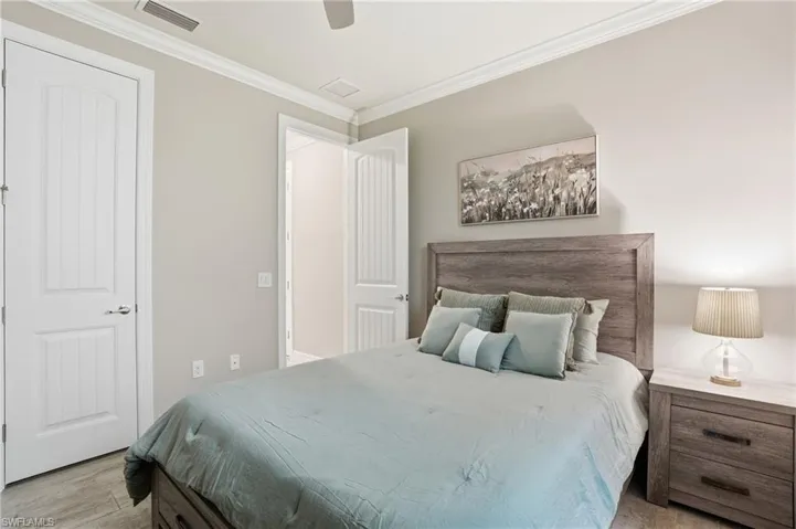 Downstairs bedroom could be a great guest or nanny space