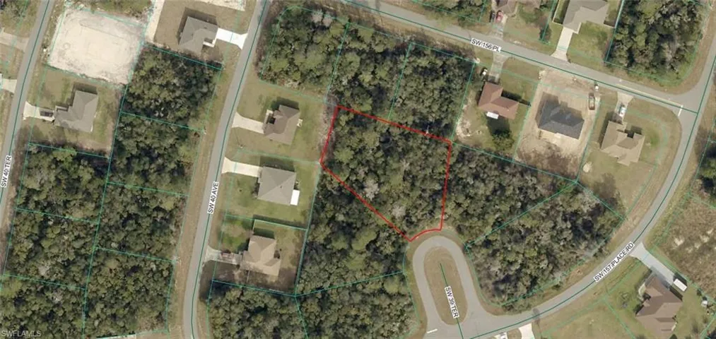 Aerial Map. Illustrating the property's boundaries and surrounding parcels