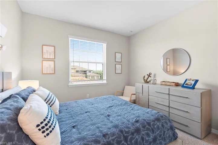 Bedroom featuring carpet flooring