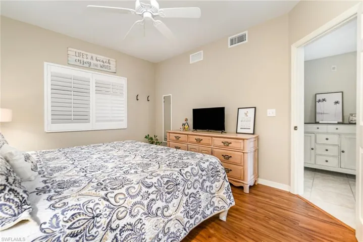 Plantation Shutters Throughout!