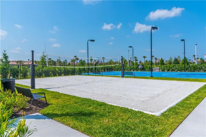Sand Volleyball and Basketball Courts