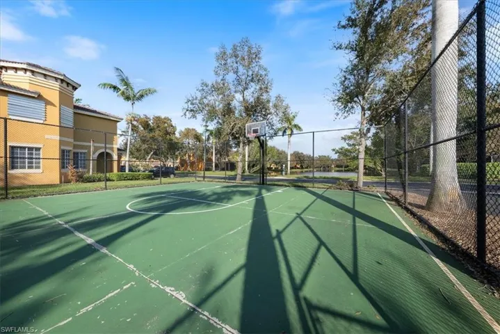 View of basketball court