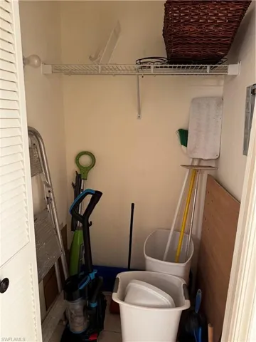Extra storage closet