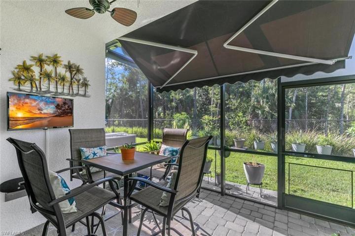 Added TV, retractable cover for shade