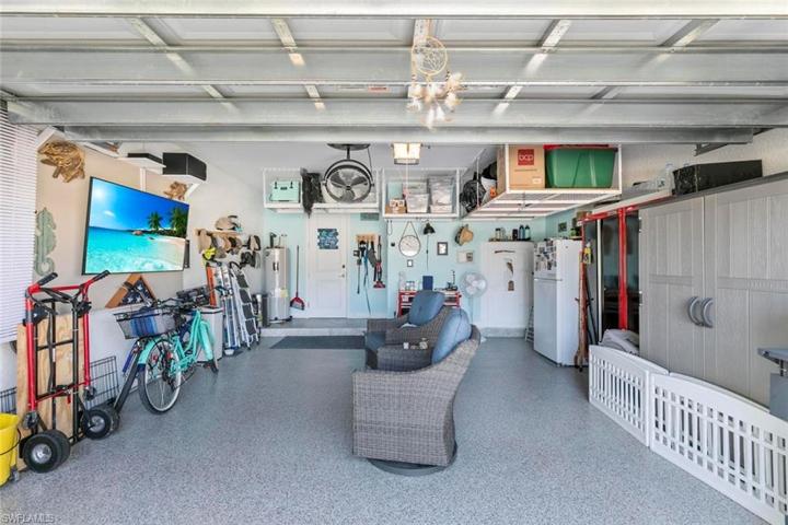 Epoxy finish garage floor