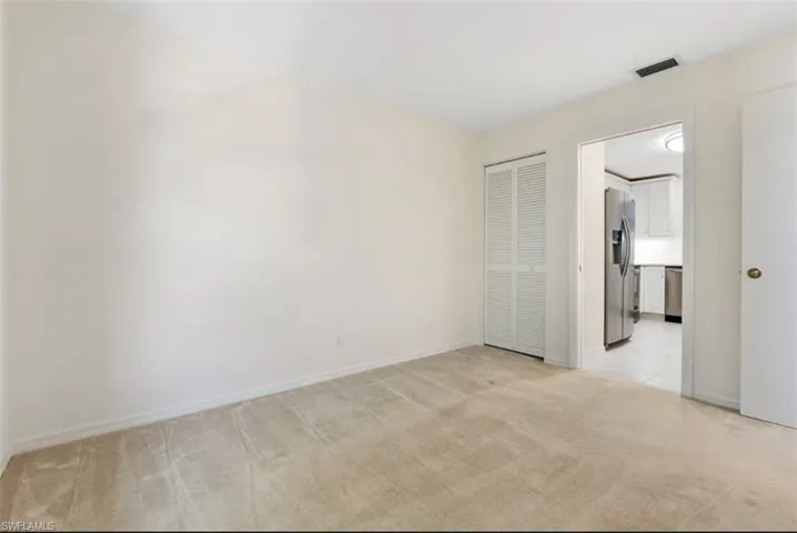 3rd Bedroom or Office: pocket door entry to kitchen