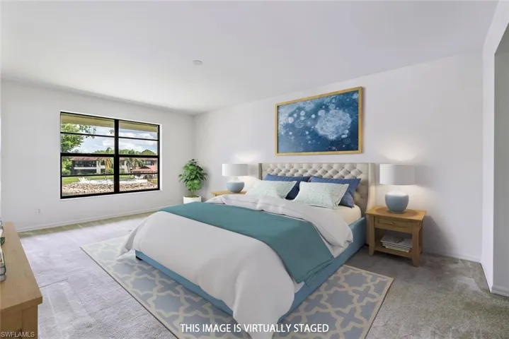 Master Bedroom virtually Staged