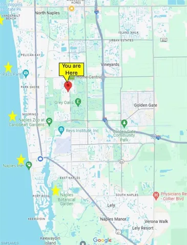 Centrally Located in Naples, close to everything!