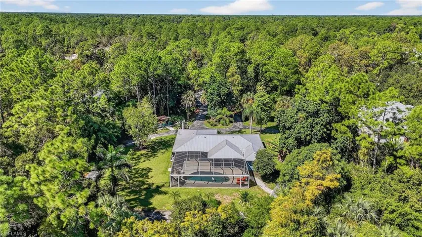 Privacy surrounding the property.