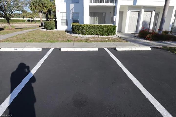 View of uncovered parking lot