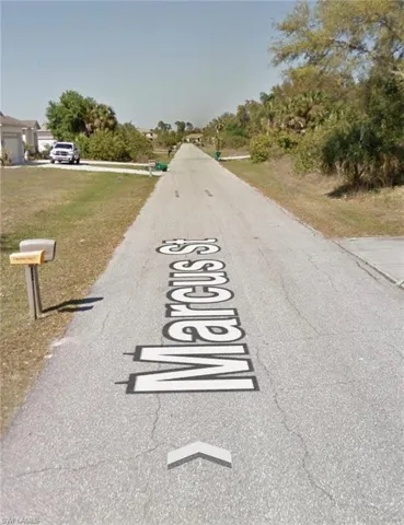 View of asphalt street