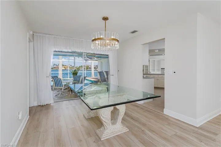 Dining off living room