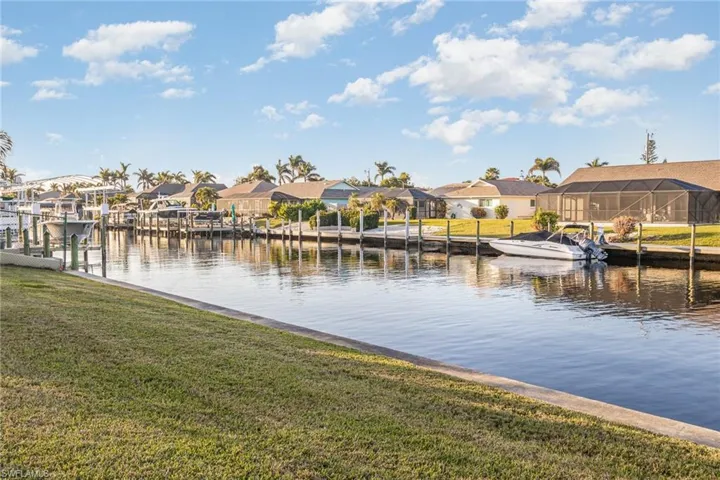 View of water feature featuring a boat dock