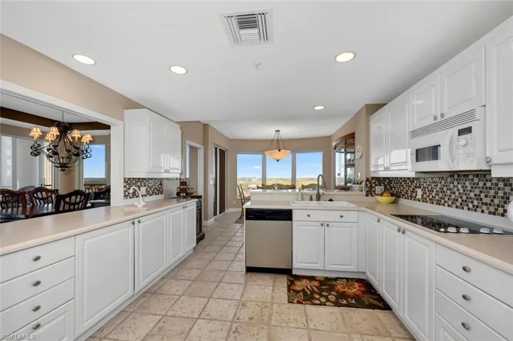Kitchen, open to living and breakfast area
