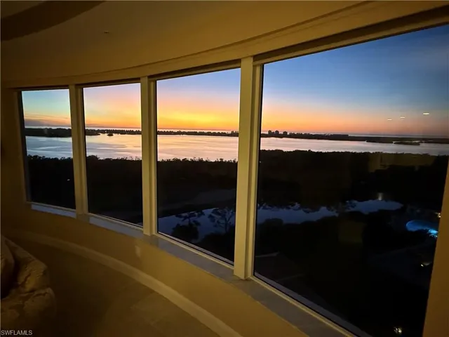 Living area sunset