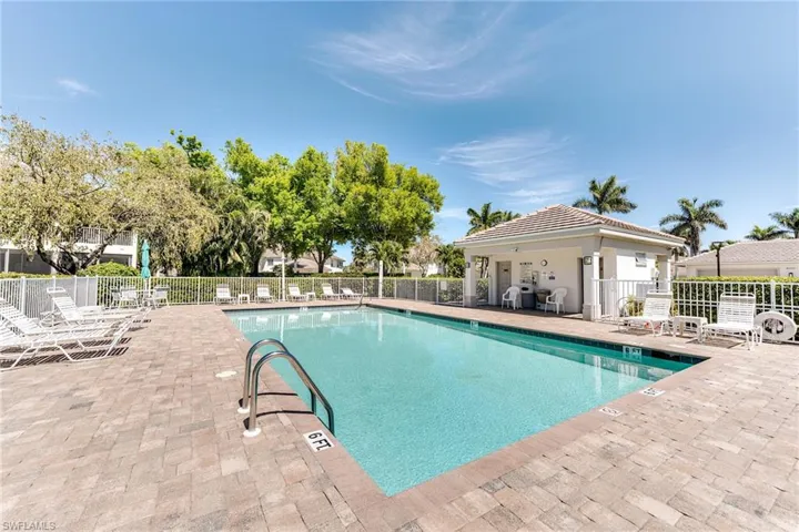 Neighborhood pool conveniently located just across the street
