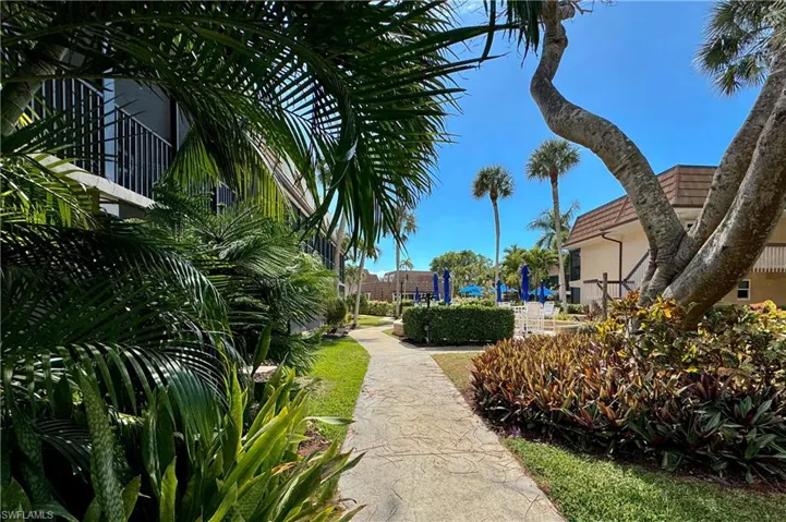 A path to the pool