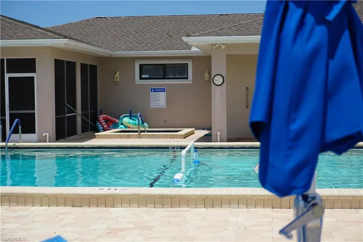 Community pool and hot tub