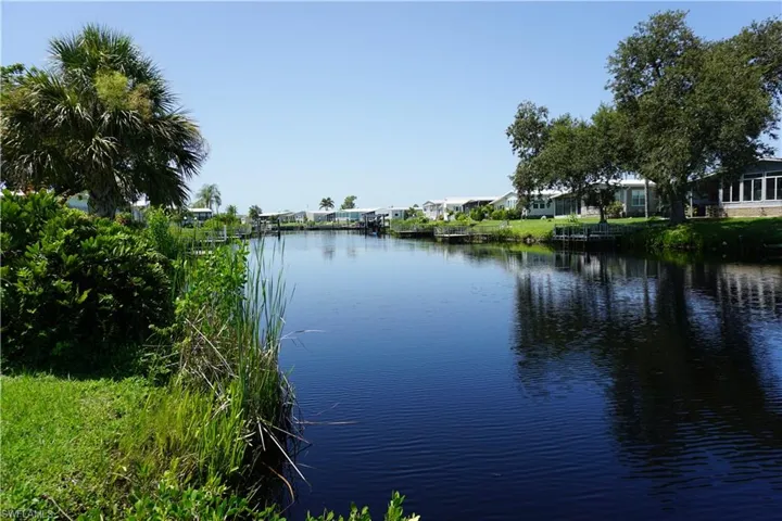 Your canal view from the dock