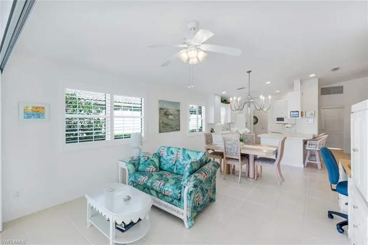 Living room adjacent to dining room area.