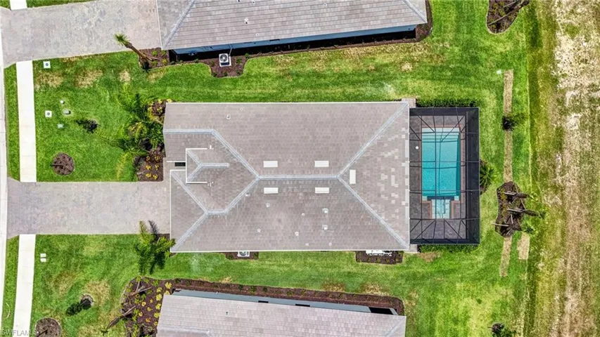Aerial view of property and surrounding area