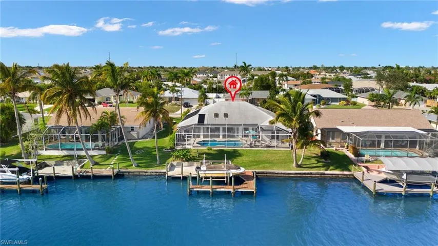 Sit on your dock with a glass of wine and watch the boats go by
