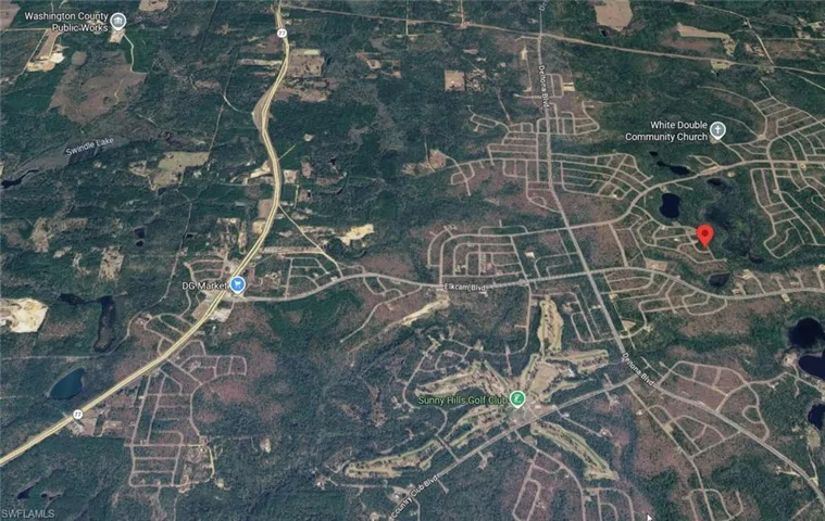Aerial Map. Presenting the property's location within its broader geographic context